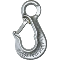 Crochet inox à œil avec linguet
