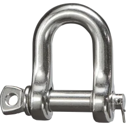 Manille droite inoxManille de levage inox avec goupille