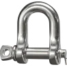 Manille droite inoxManille de levage inox avec goupille