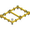Palonnier cadre écarteur modulaire