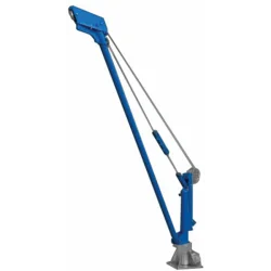 Potence amovible en aluminium avec treuil