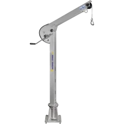 Treuil de levage manuel sur structure articulée - INOX