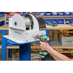 Treuil de levage avec adaptateur perceuse