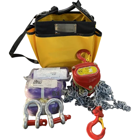 Kit de chantier : palan manuel 500 kg