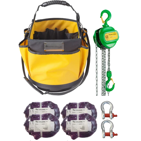 Kit de chantier : palan manuel 250 kg