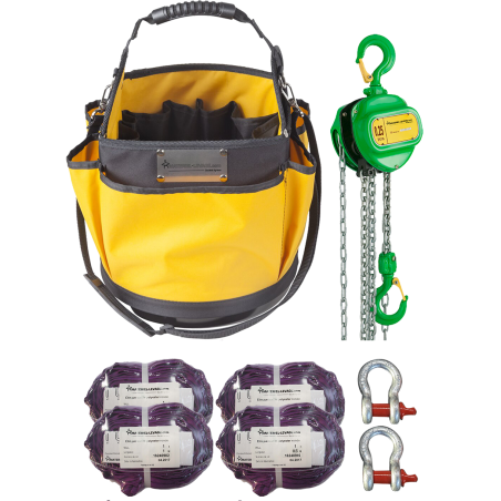 Kit de chantier : palan manuel 250 kg