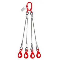 Élingue câble 4 brins (6 torons à âme métallique)
