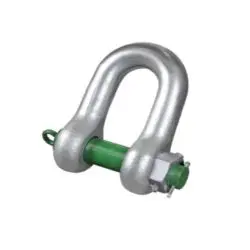 Manille droite à axe boulonné et écrou fixe à capacité de levage élevée-GREEN PIN ®