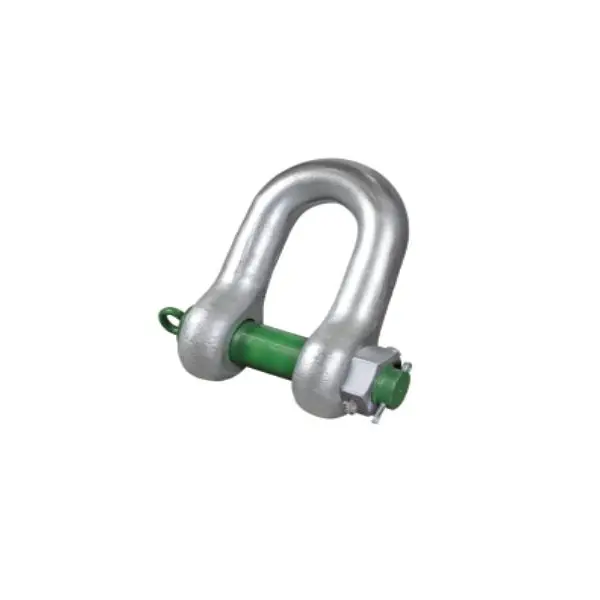 Manille droite à axe boulonné et écrou fixe à capacité de levage élevée-GREEN PIN ®