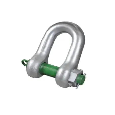 Manille droite à axe boulonné et écrou fixe à capacité de levage élevée-GREEN PIN ®