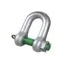 Manille droite à axe boulonné et écrou fixe à capacité de levage élevée-GREEN PIN ®