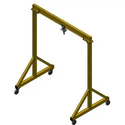 Configurateur : Portique d'atelier déplaçable en charge
