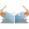 Pince de levage vertical - elingage