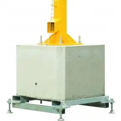 Socle béton version mobile
