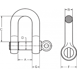 Chaine de remorquage avec manille pour équiper votre Crawler ( HT-SU1801032  ) - Vosges Modélisme