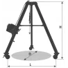 Trépied de levage pour chantier - schema
