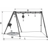 Portique d'intervention EN795-B - schema