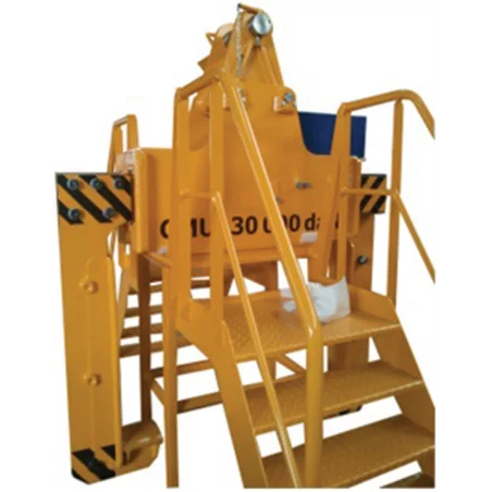 Support de pince avec escalier - Pince à bobine